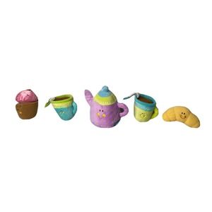 Early Years Soft Plush Babys First Tea Set Rattle Toys